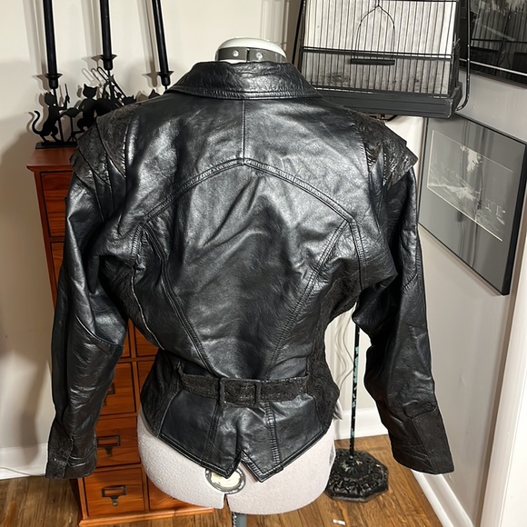 Dynasty Meets Sunset Strip Leather Jacket - Picture 6 of 14